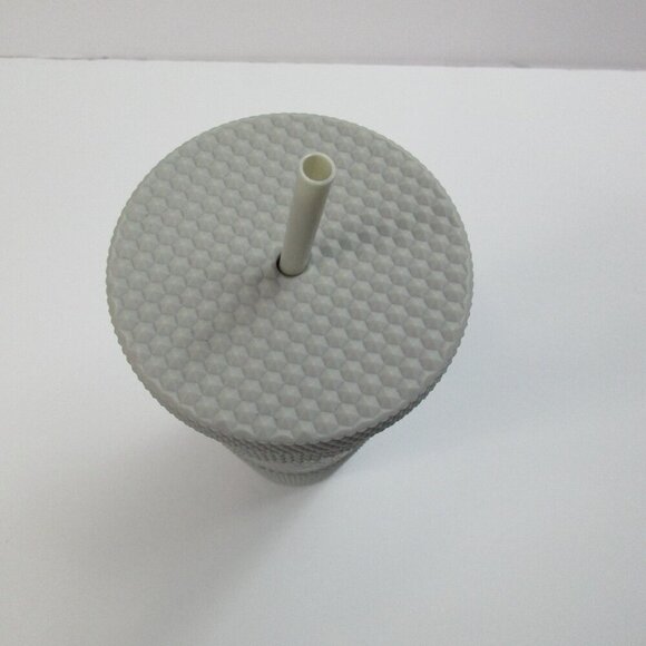 Starbucks Authentic Matte Gray Soft Touch Studded Tumbler Cup Glow in the Dark - Picture 4 of 5